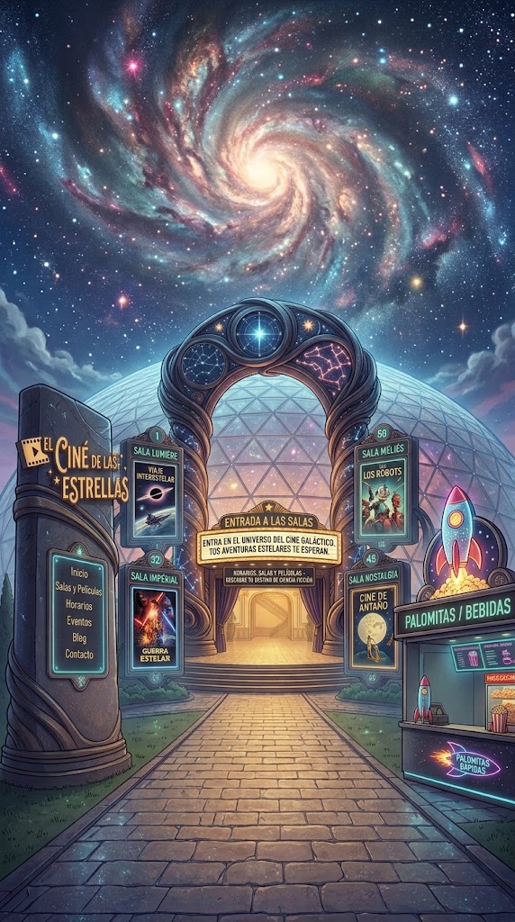 Sesión de cine — película de ciencia ficción
